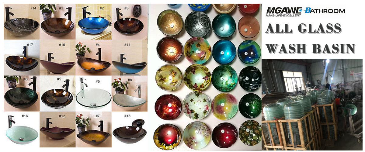 all glass wash basins for your market and construction projects