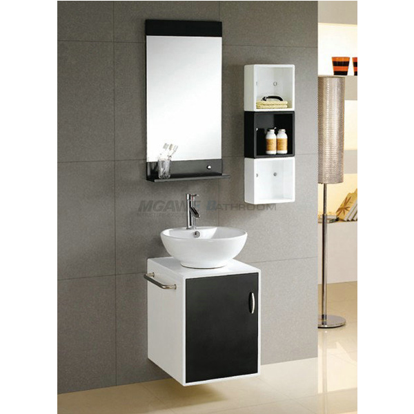 black bathroom vanity with sink MP-2028