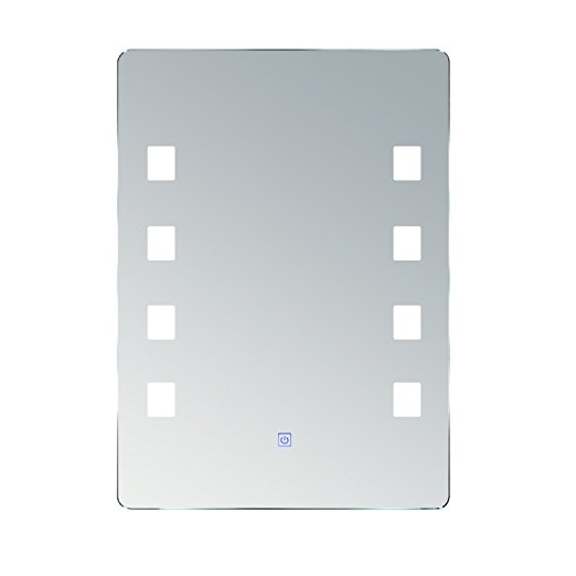 32inch Illuminated 8 LED Wall Mirror  Silver coating