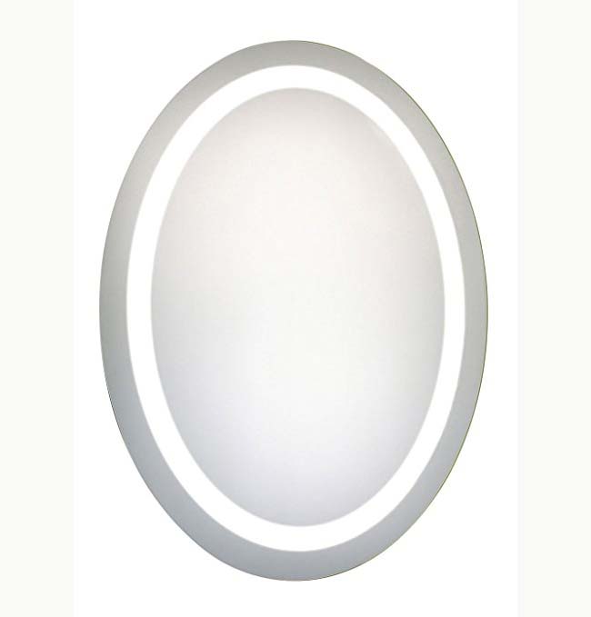 6000K LED Electric bathroom Mirror Oval shape 20 Width x 28 inch Height