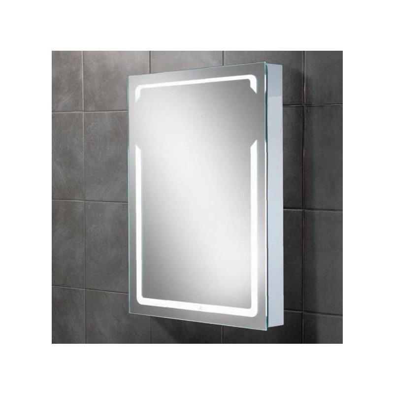 rectangular bathroom led mirror with PVC back case complete back board