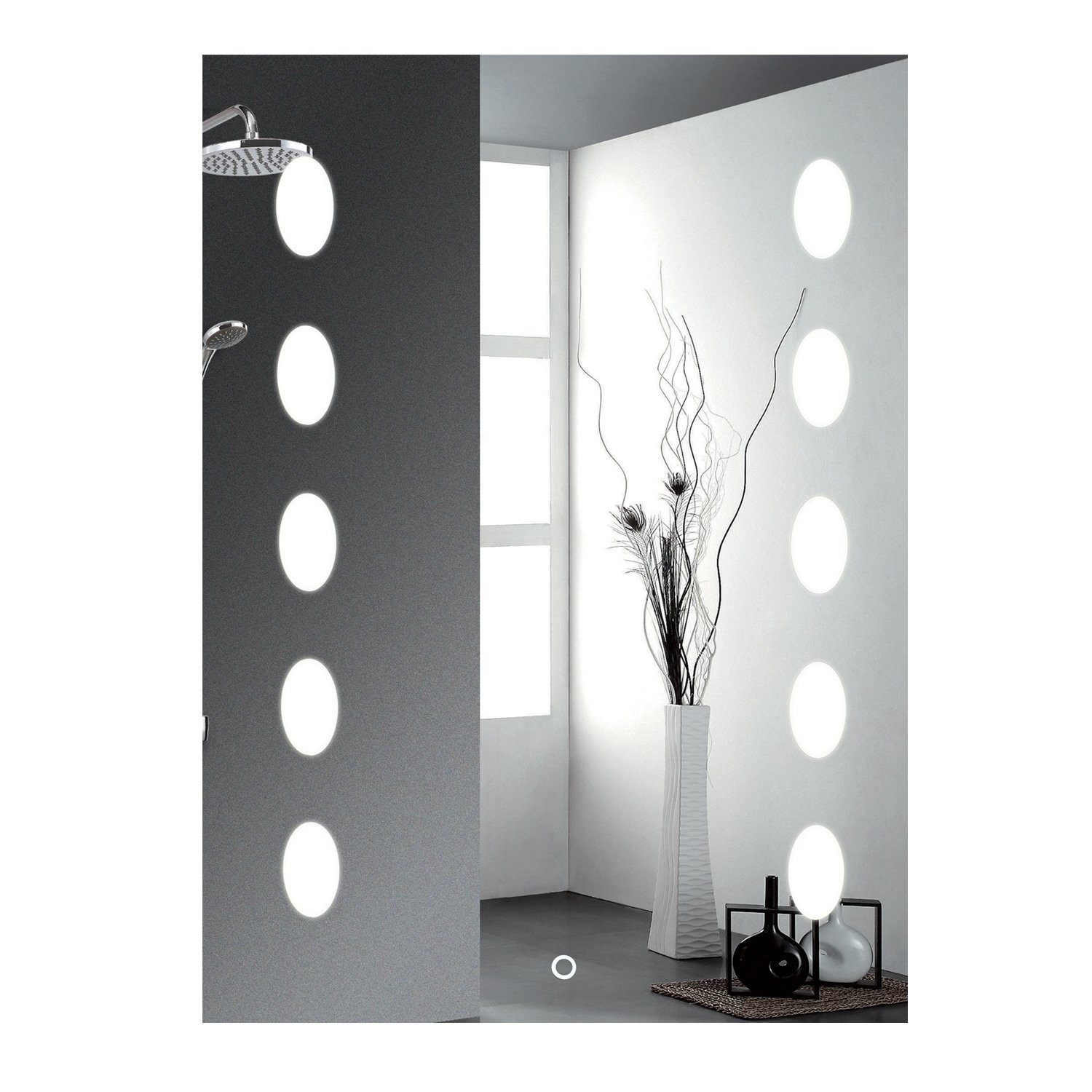 best bathroom led mirrors with illuminated frosted light 