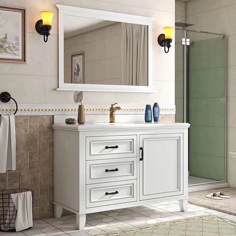 SSWW Bathroom Vanity- Cabinet door with 3 drawers