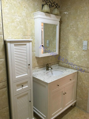 custom bathroom vanity with medicine cabinet