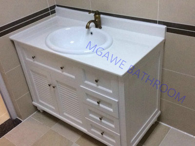 custom bathroom vanity marble top